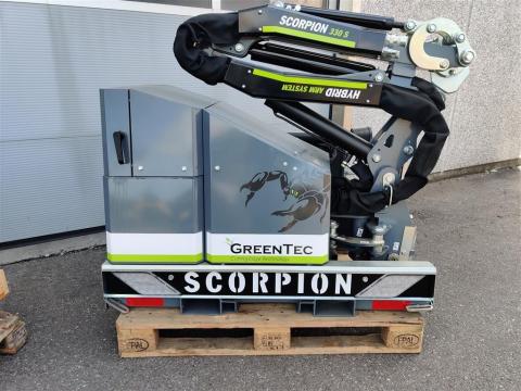 Greentec Scorpion 330-4 S OVERGEMT TILBUD - MED SLAGLEKLIPP